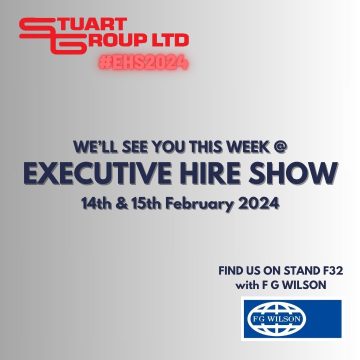 Stuart Group Ltd with FG Wilson at The Executive Hire Show 2024